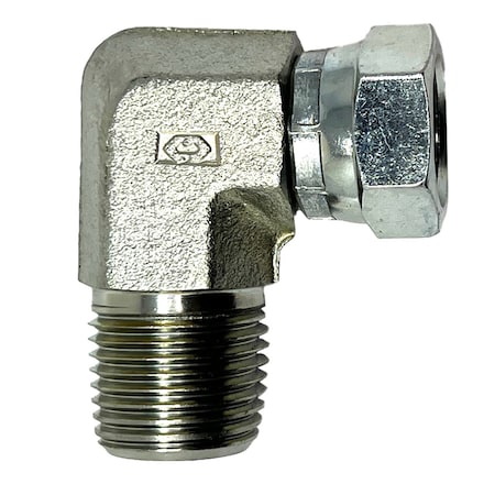 Reelcraft Swivel Union 3/8in NPTM x 3/8in NPTF 90 Degree S257-3